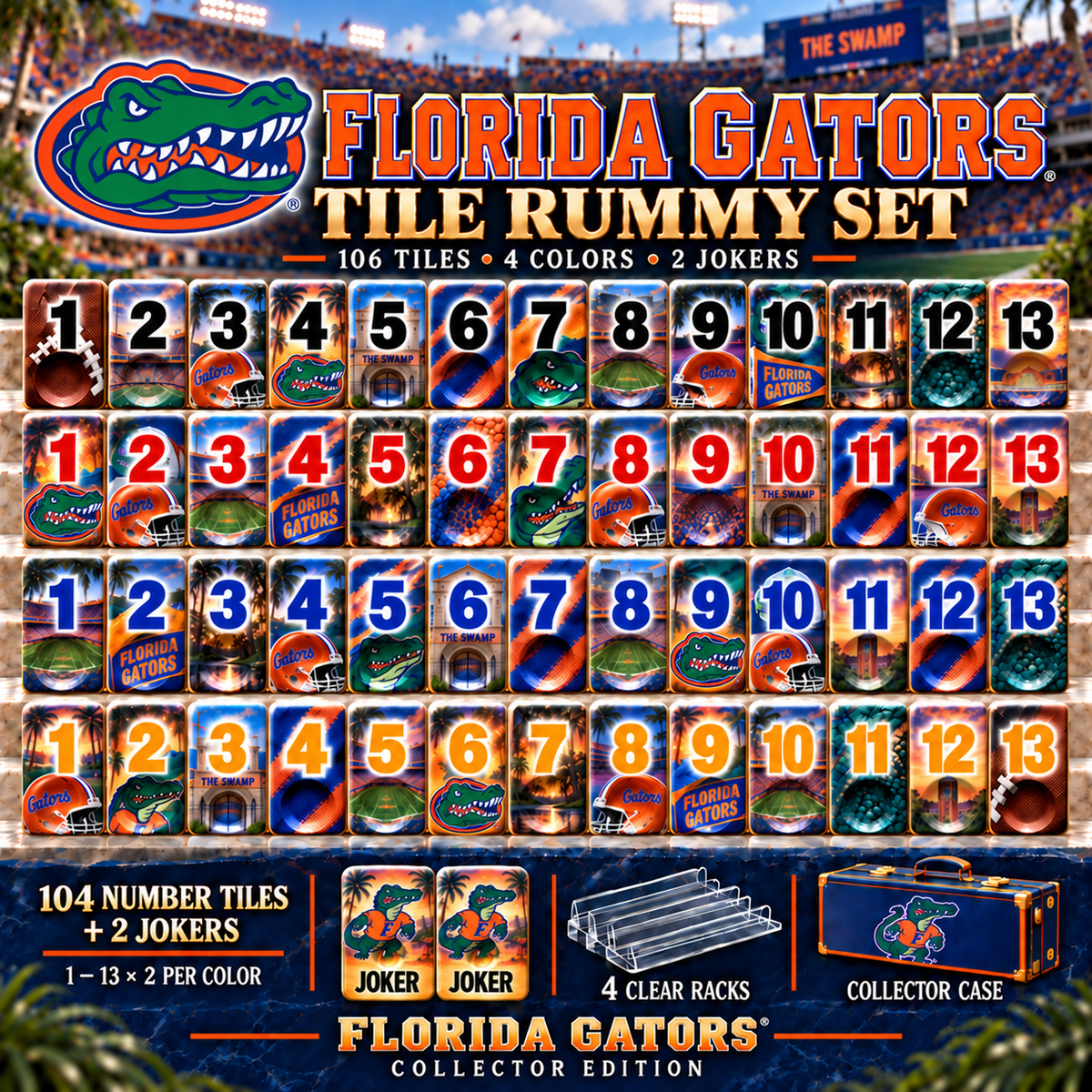 FGT Deluxe Rummy Game Set NTVA