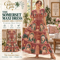 TGG Premium Embroidered Velvet Maxi Dress PTKL