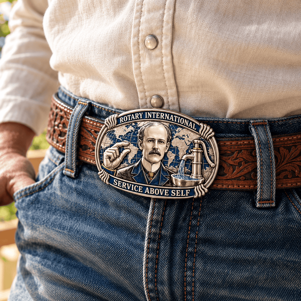 ROTI SCULPTED COLLECTOR BELT BUCKLE HQH