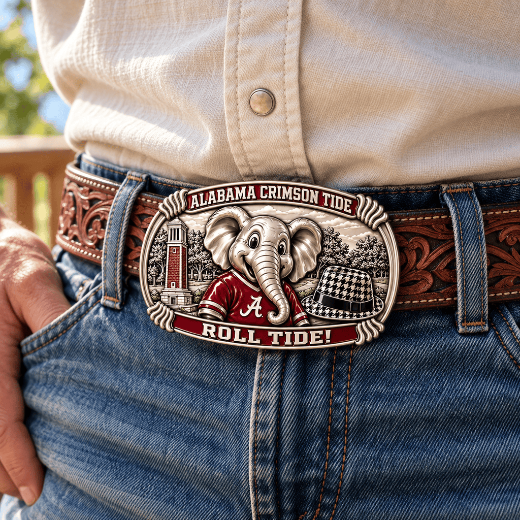 ACT SCULPTED COLLECTOR BELT BUCKLE HQH