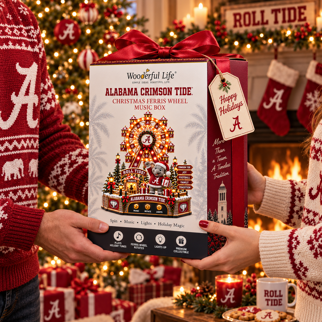 ACT Premium Christmas Carousel Music Box BMD