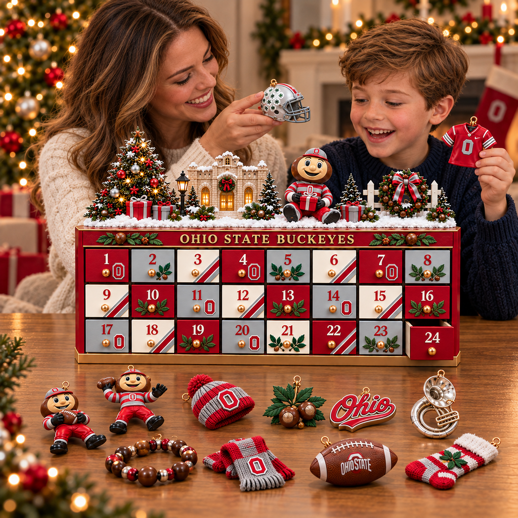 Premium OSB Christmas Wooden Advent Calendar TTMH