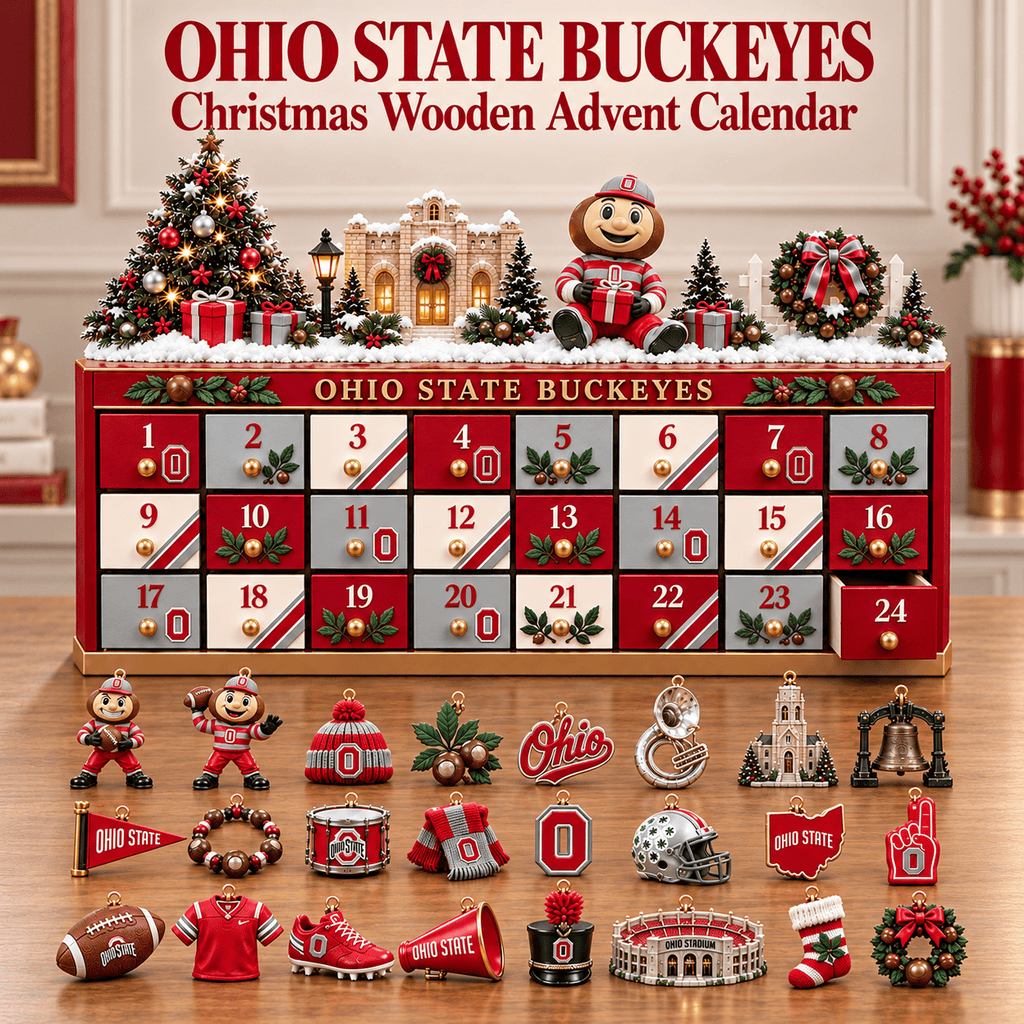 Premium OSB Christmas Wooden Advent Calendar TTMH
