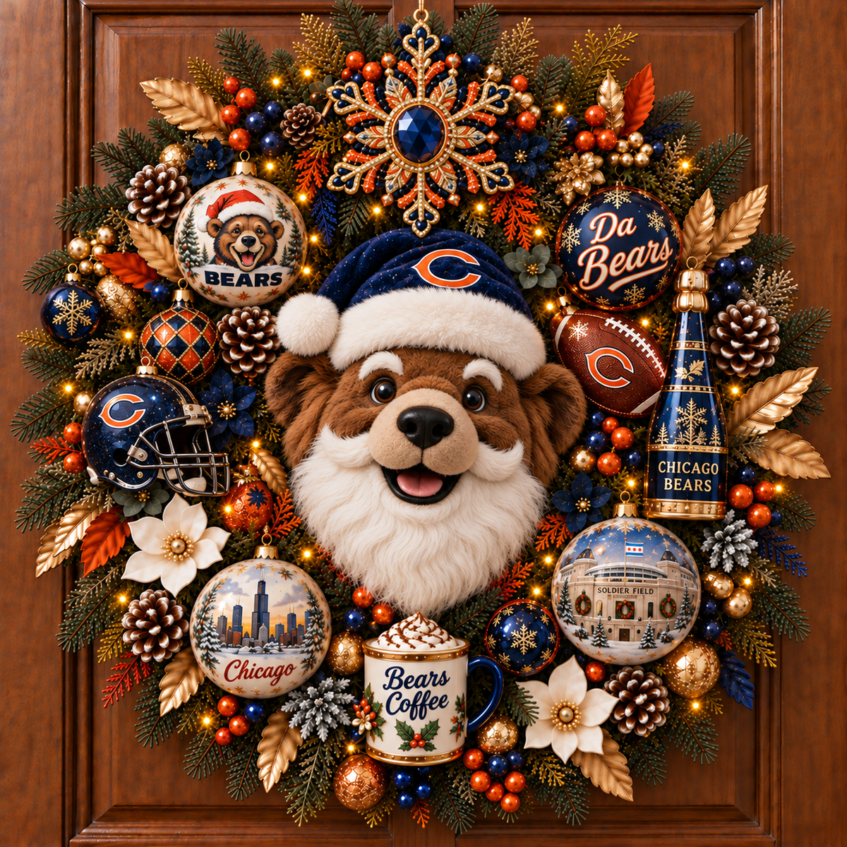 CCB Premium Christmas Ornament Wreath NTTB