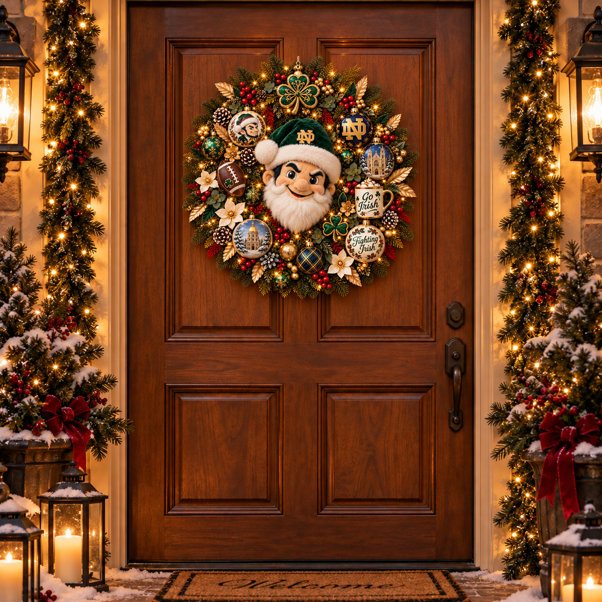 NDFI Premium Christmas Ornament Wreath NTTB