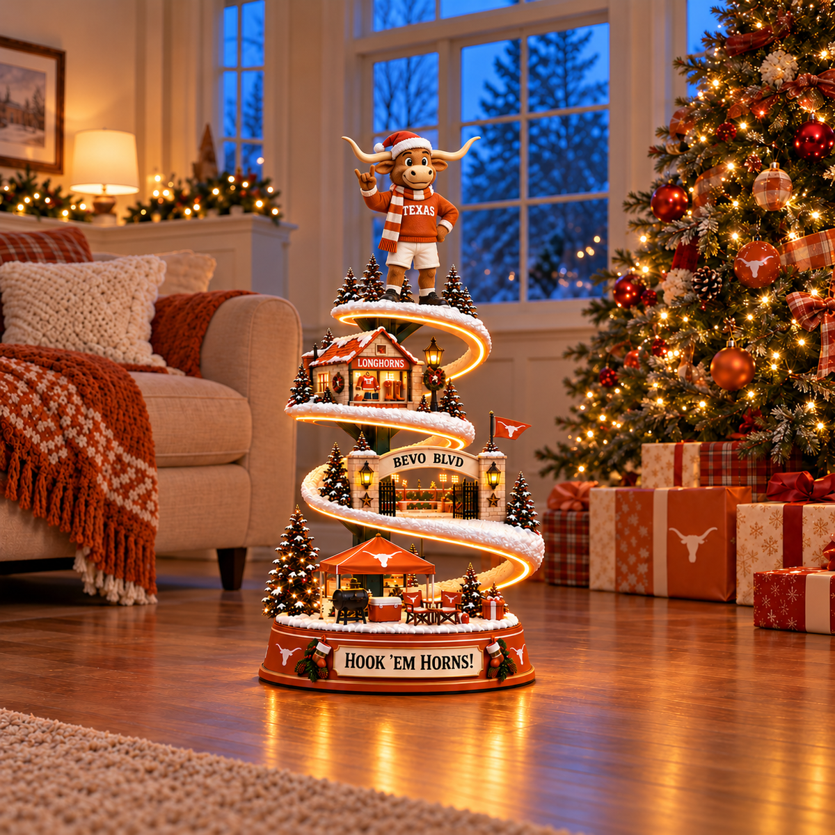 TLH Premium Illuminated Christmas Village NHVH