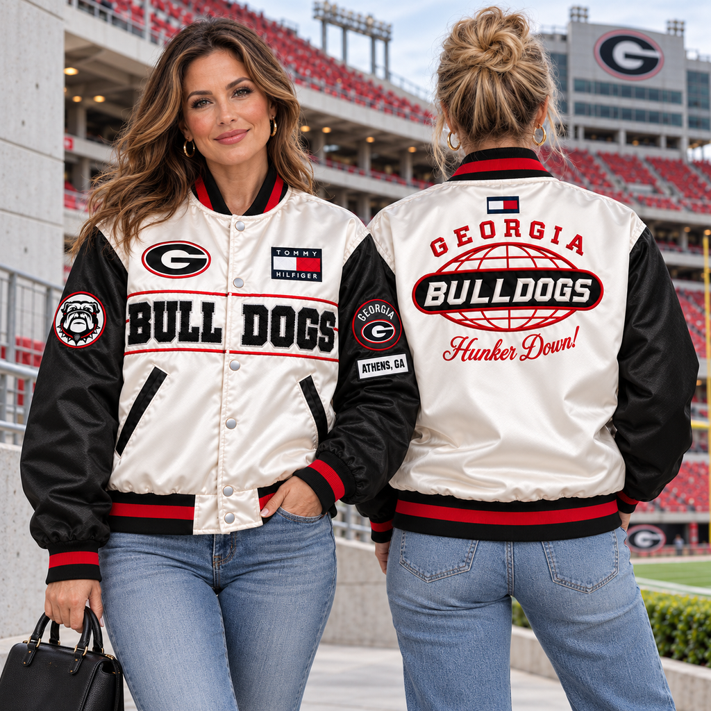 GGBD Satin Boxy Varsity Jacket NTKO