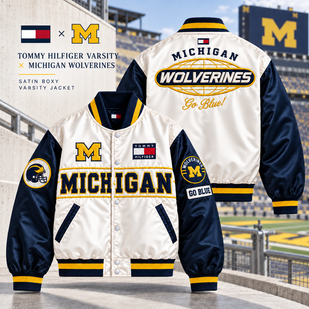 MWR Satin Boxy Varsity Jacket NTKO
