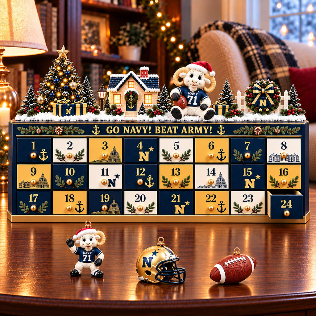 Premium NMSM Christmas Wooden Advent Calendar PVNA