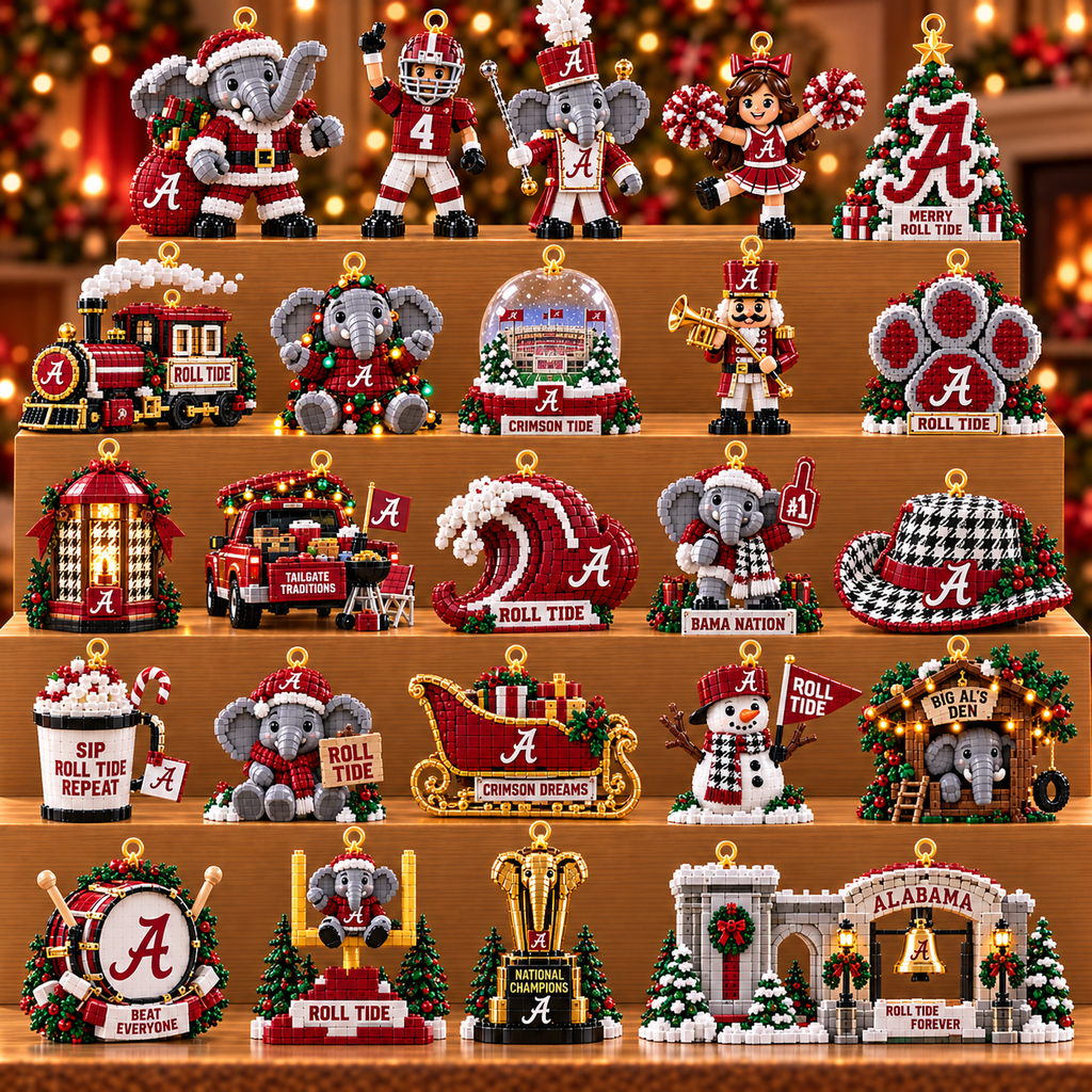 ACT 24-Day Mini Christmas Brick Ornament Advent Calendar NTTB