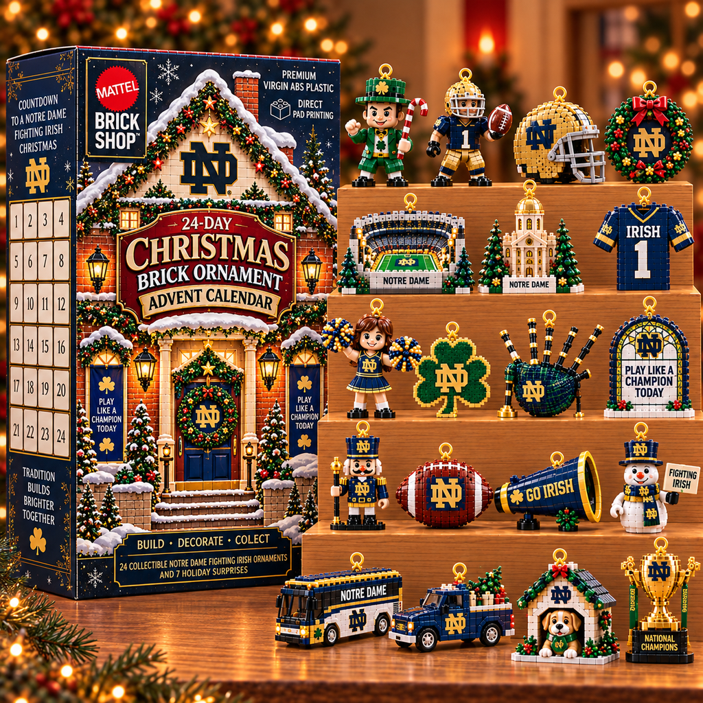 NDFI 24-Day Mini Christmas Brick Ornament Advent Calendar NTTB