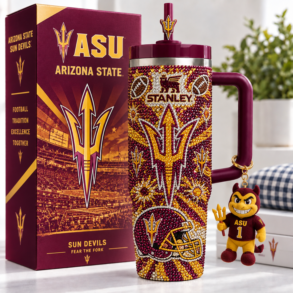 Arizona State Sun Devils 40oz Tumbler With Handle TTNL