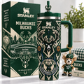 Milwaukee Bucks 40oz Tumbler With Handle TTNL