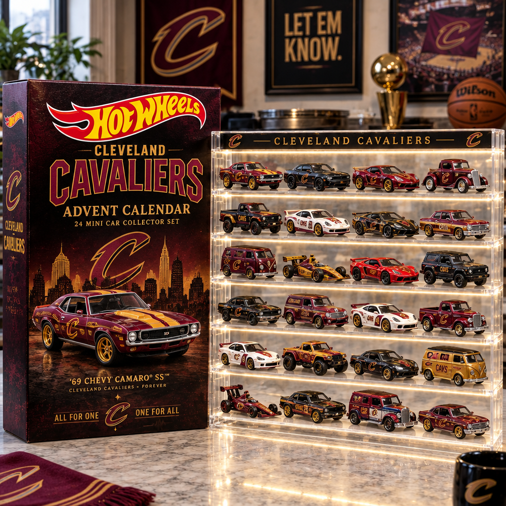Cleveland Cavaliers Premium Mini Car Advent Calendar