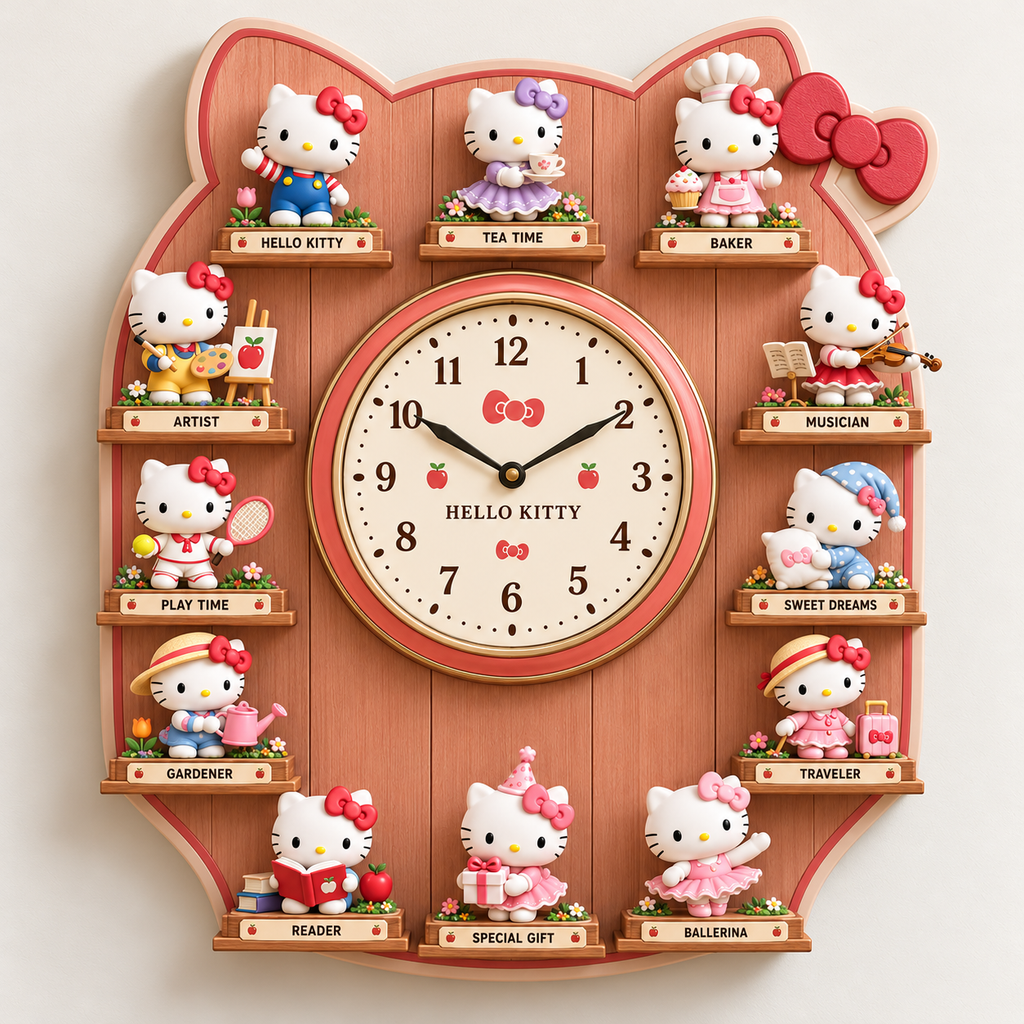 HLKT Premium Mascot Sculpture Clock Collection PTKL