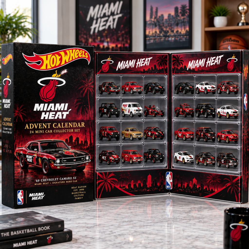 Miami Heat Premium Mini Car Advent Calendar
