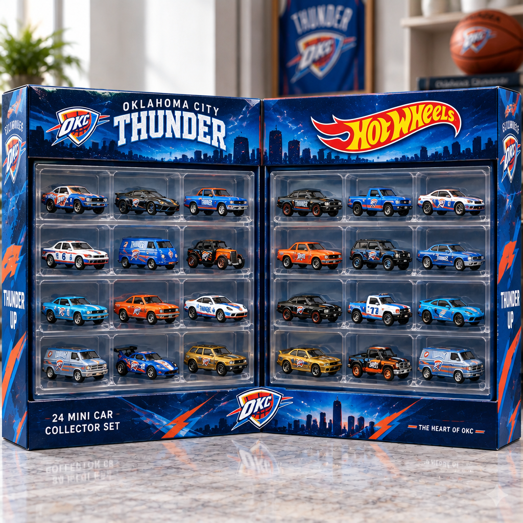 Oklahoma City Thunder Premium Mini Car Advent Calendar