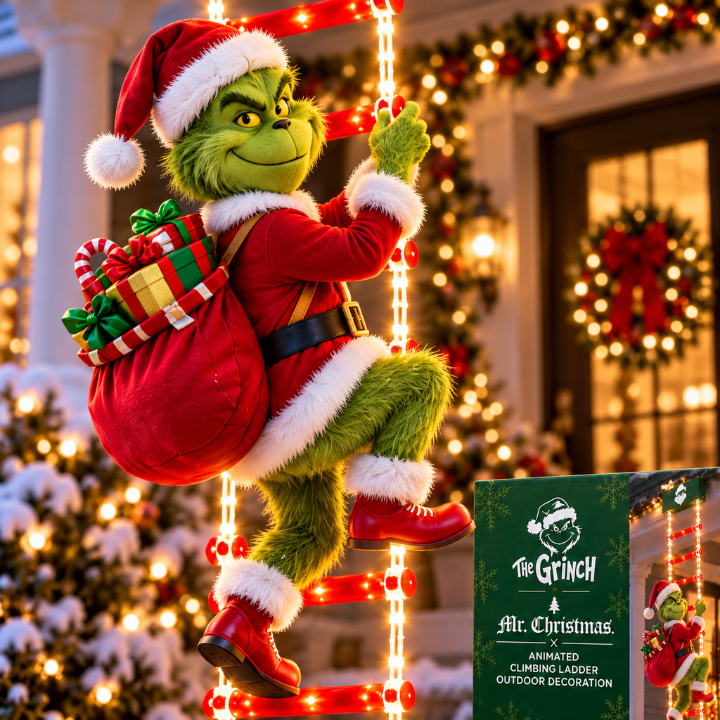 TGR Animated Climbing Ladder Christmas Decoration BMD