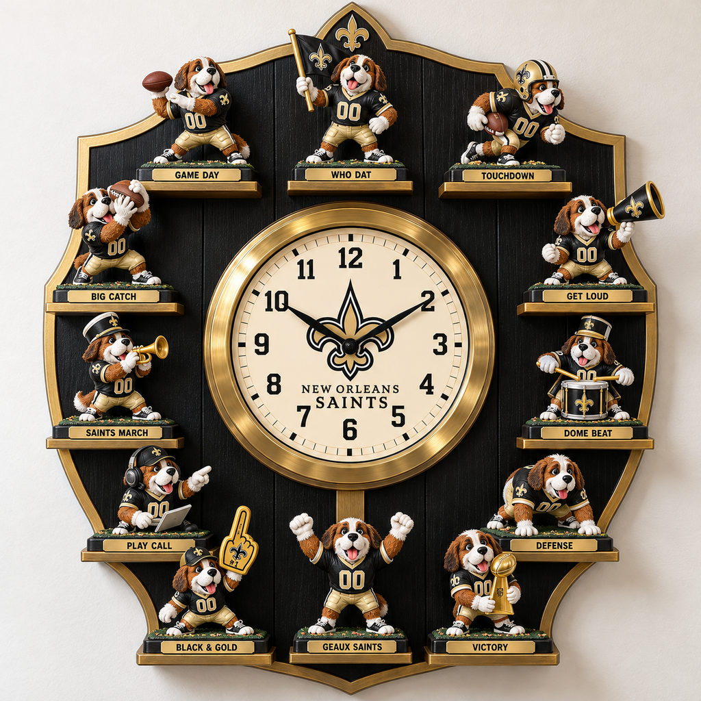 NOS Premium Mascot Sculpture Clock Collection PTKL