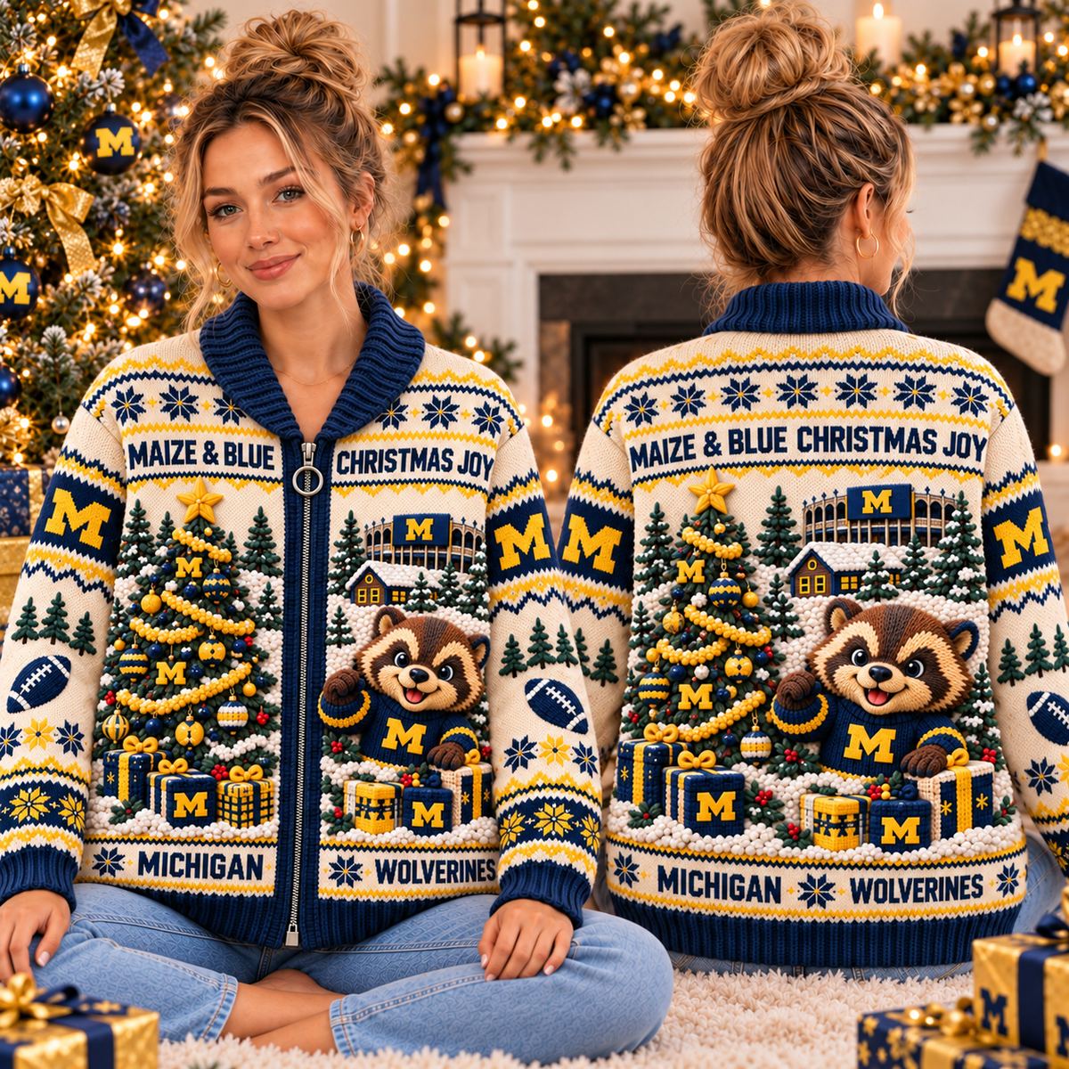 MWR WOOL ZIP CARDIGAN NPL