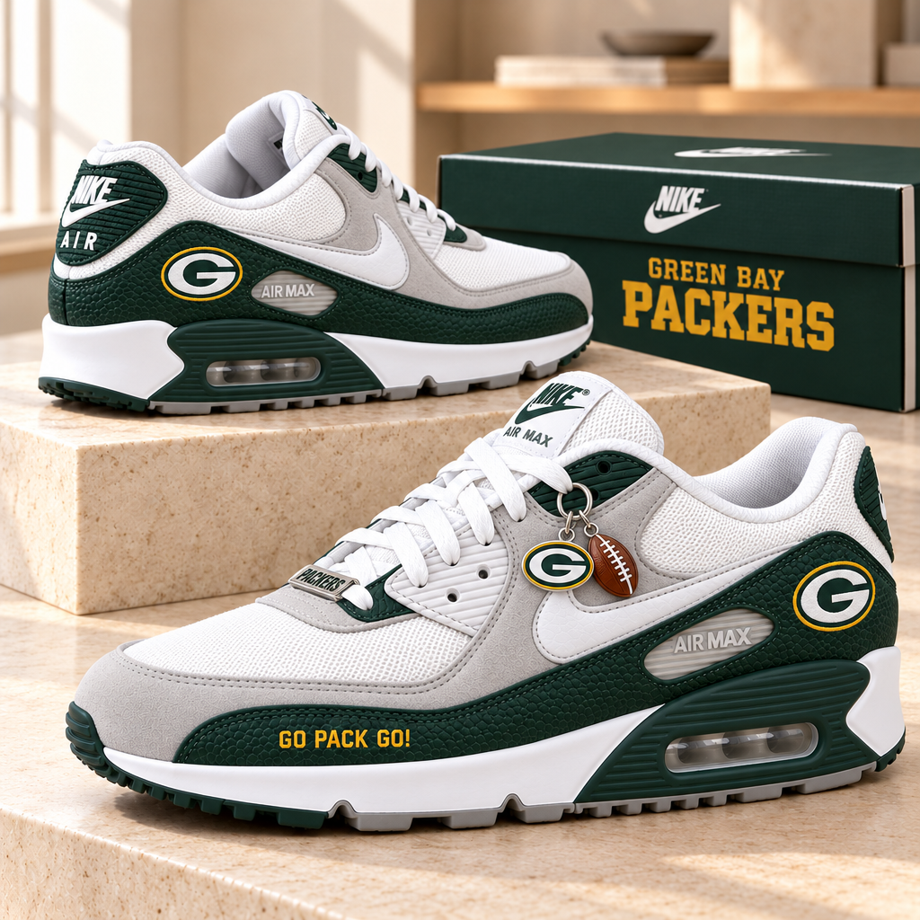 Green Bay Packers Premium Low-Top Sneakers