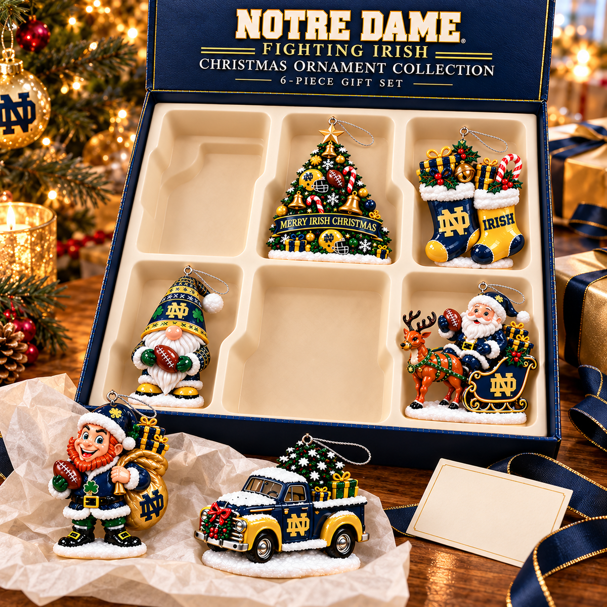 NDFI Premium Christmas Tree Ornament Set TMH