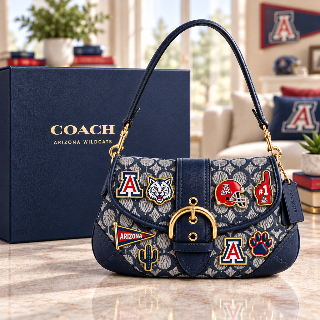Arizona Wildcats Soho Bag With Charm