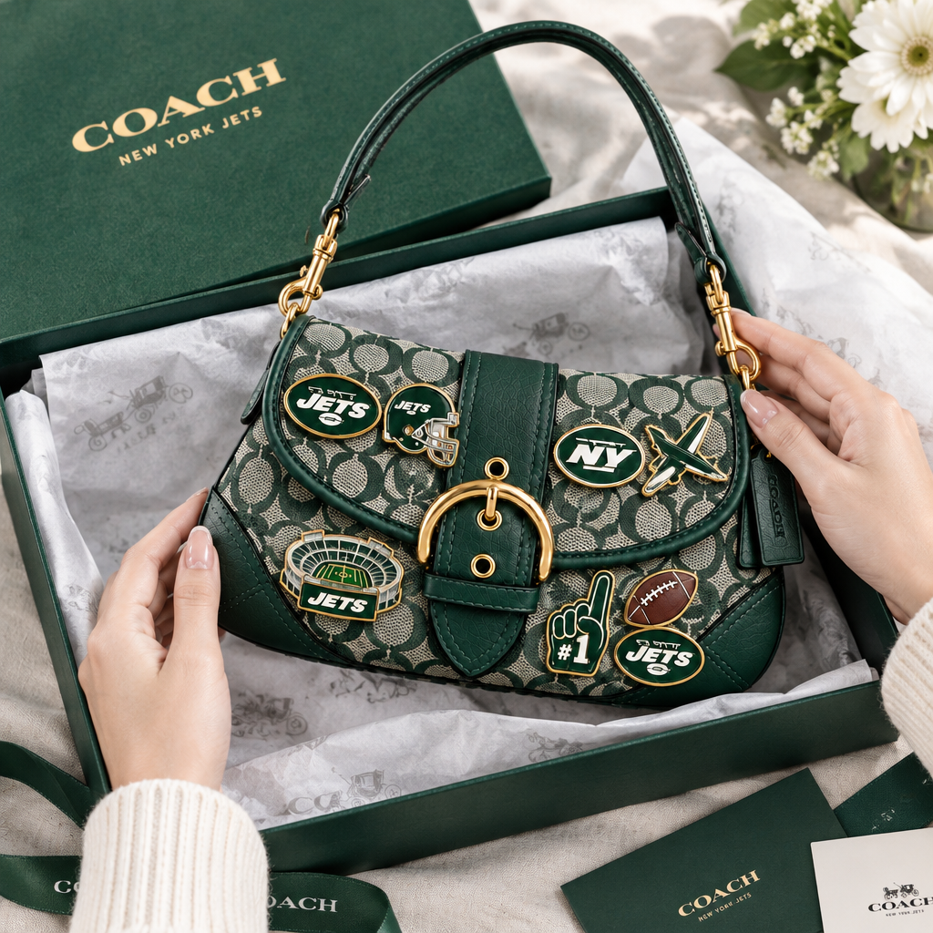 New York Jets Soho Bag With Charm