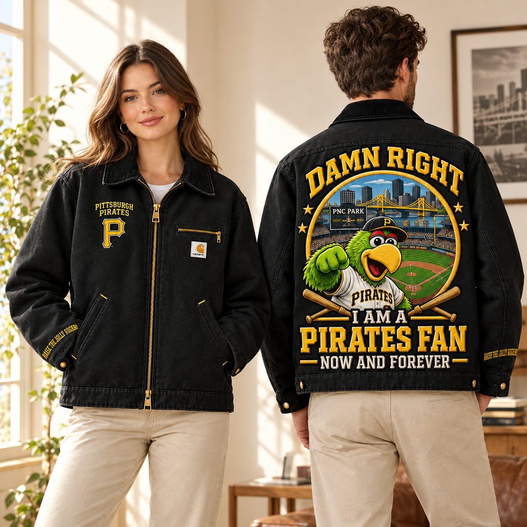 Pittsburgh Pirates MLB Embroidered Detroit Jacket