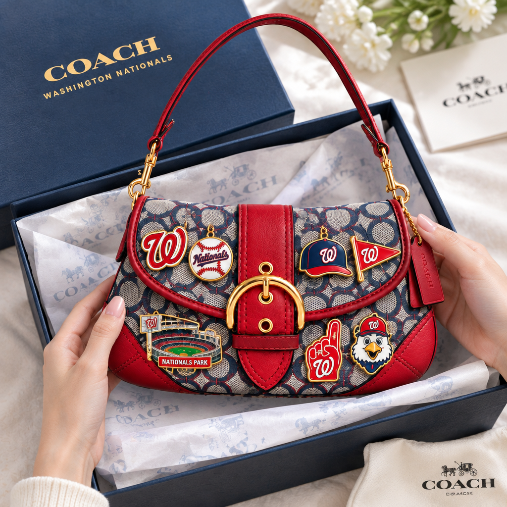 Washington Nationals Soho Bag With Charm