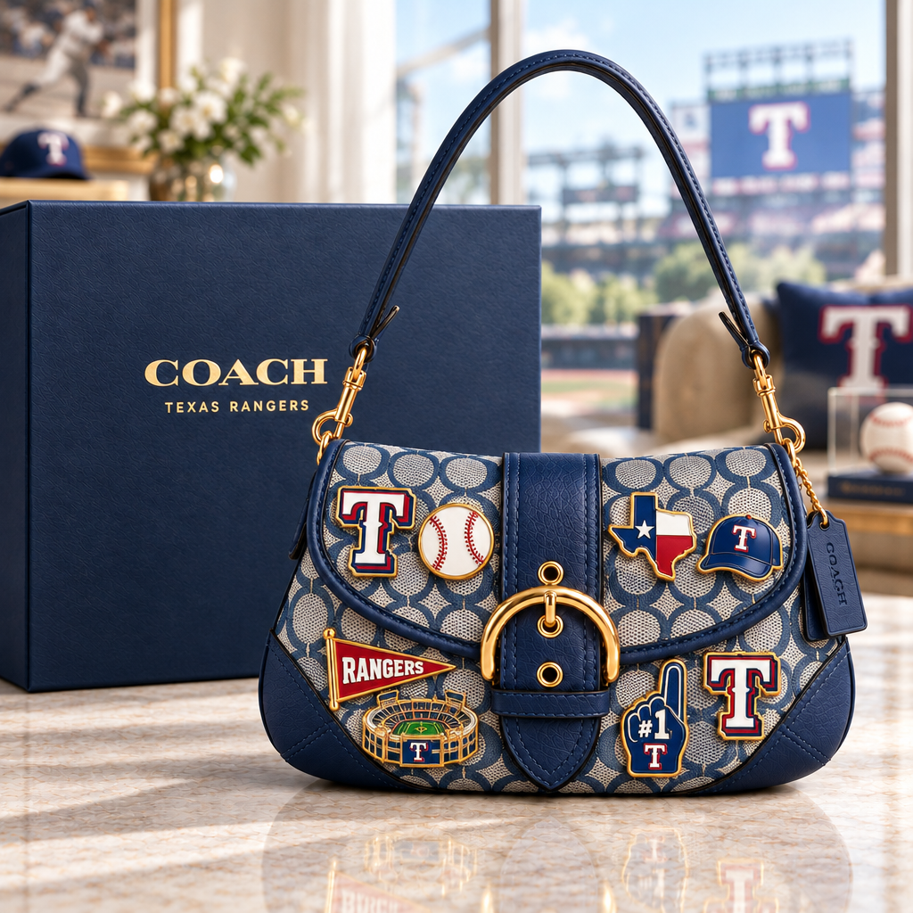Texas Rangers Soho Bag With Charm