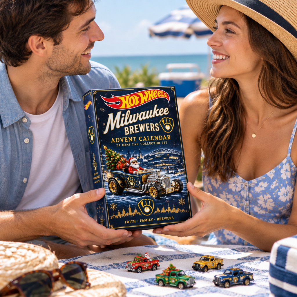 Milwaukee Brewers Premium Mini Car Advent Calendar