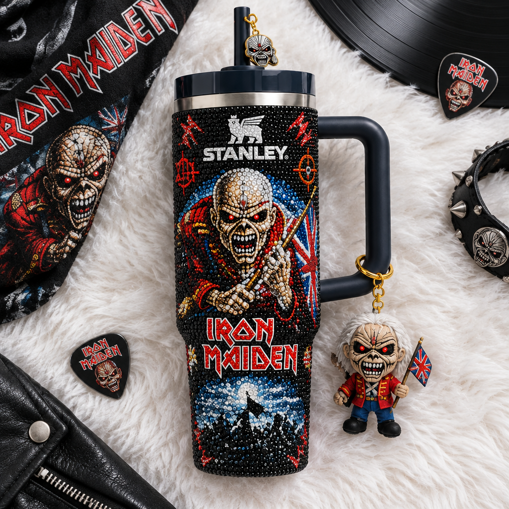 Iron Maiden 40oz Tumbler With Handle TTNL