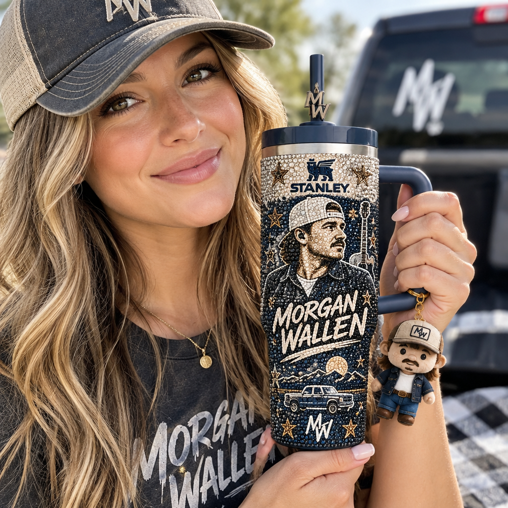 Morgan Wallen 40oz Tumbler With Handle TTNL