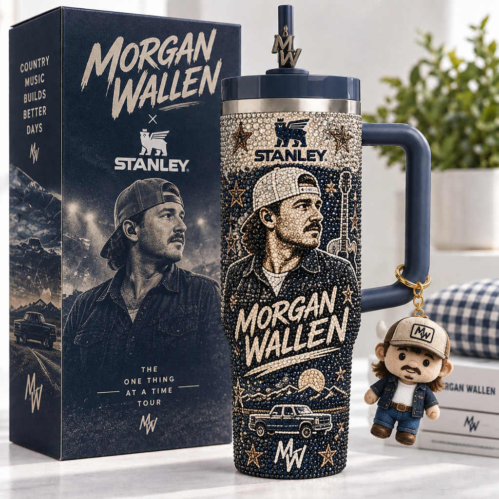 Morgan Wallen 40oz Tumbler With Handle TTNL