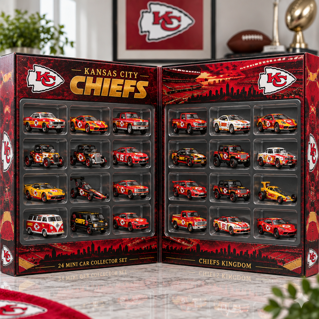 Kansas City Chiefs Premium Mini Car Advent Calendar