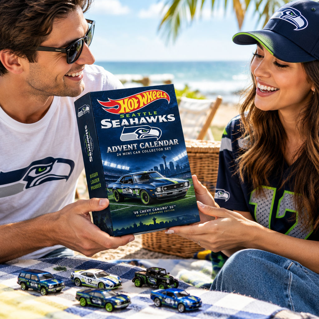 Seattle Seahawks Premium Mini Car Advent Calendar