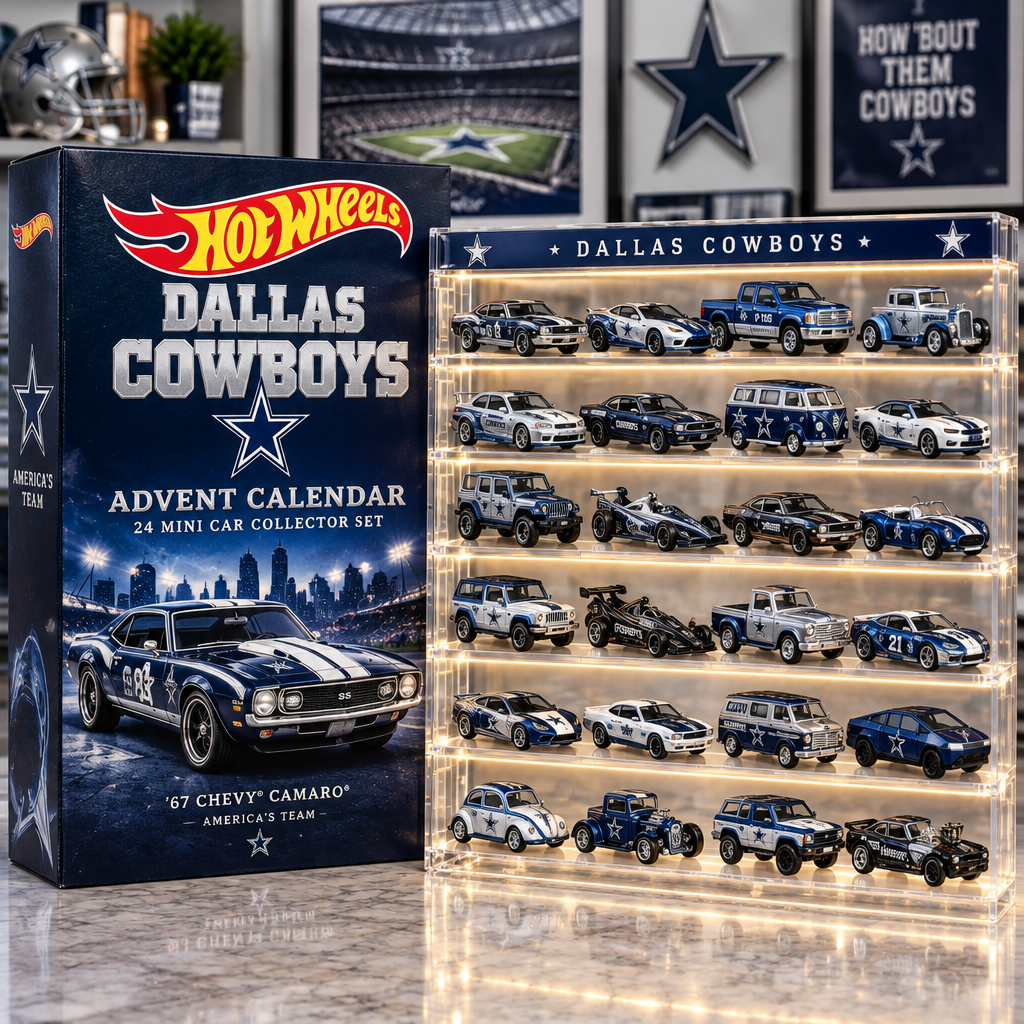 Dallas Cowboys Premium Mini Car Advent Calendar