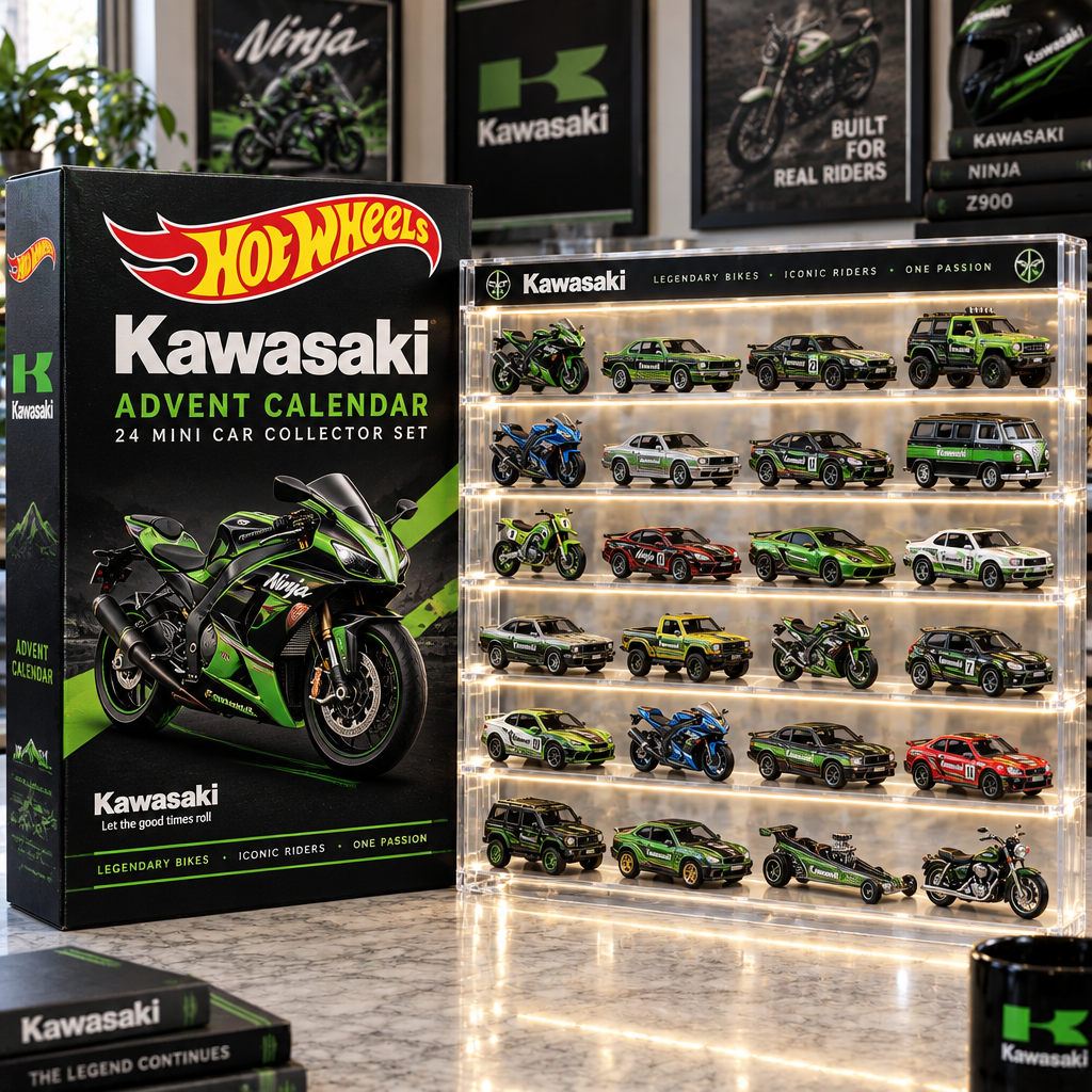 Kawasaki Premium Mini Car Advent Calendar