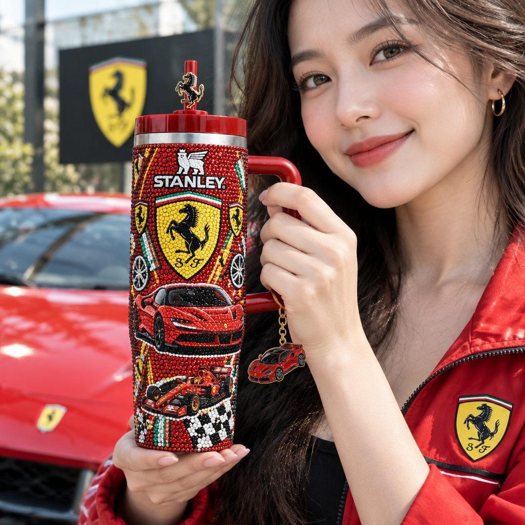 Ferrari 40oz Tumbler With Handle TTNL