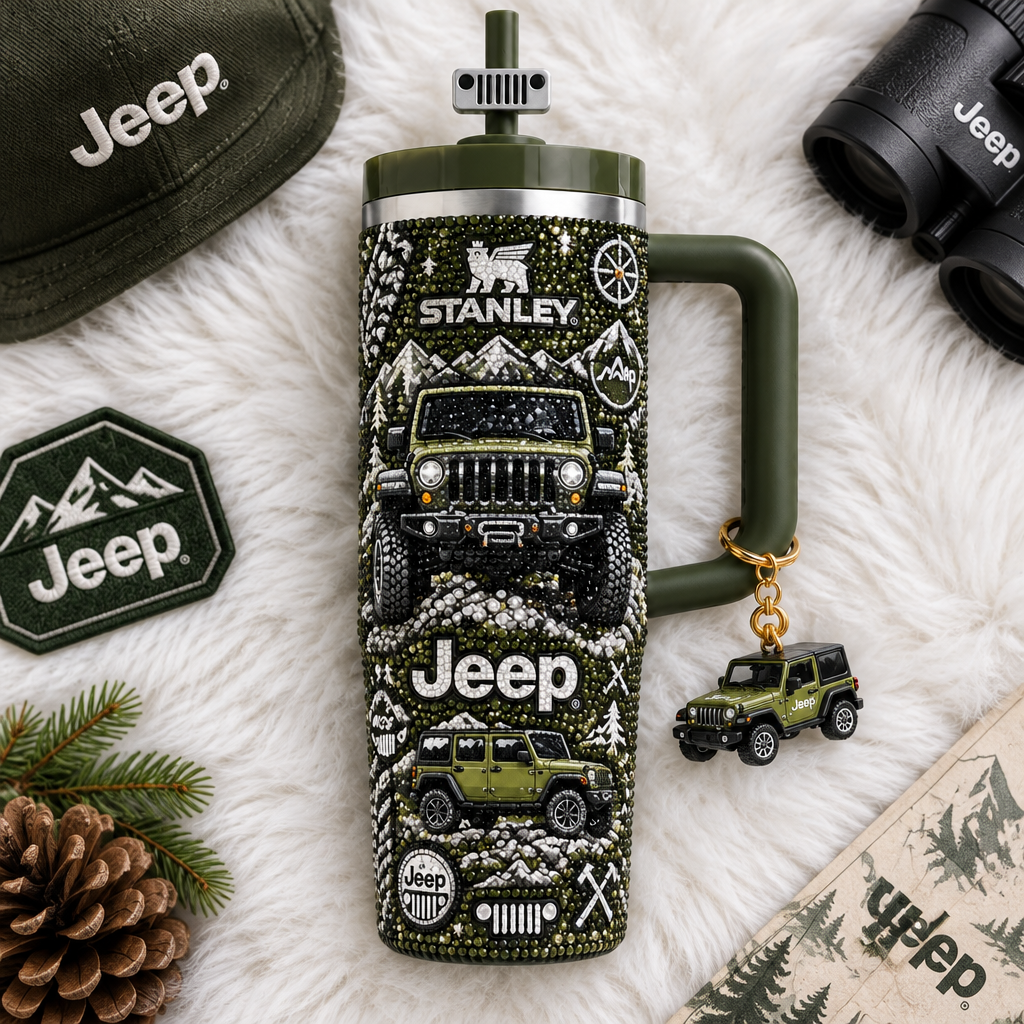 Jeep 40oz Tumbler With Handle TTNL