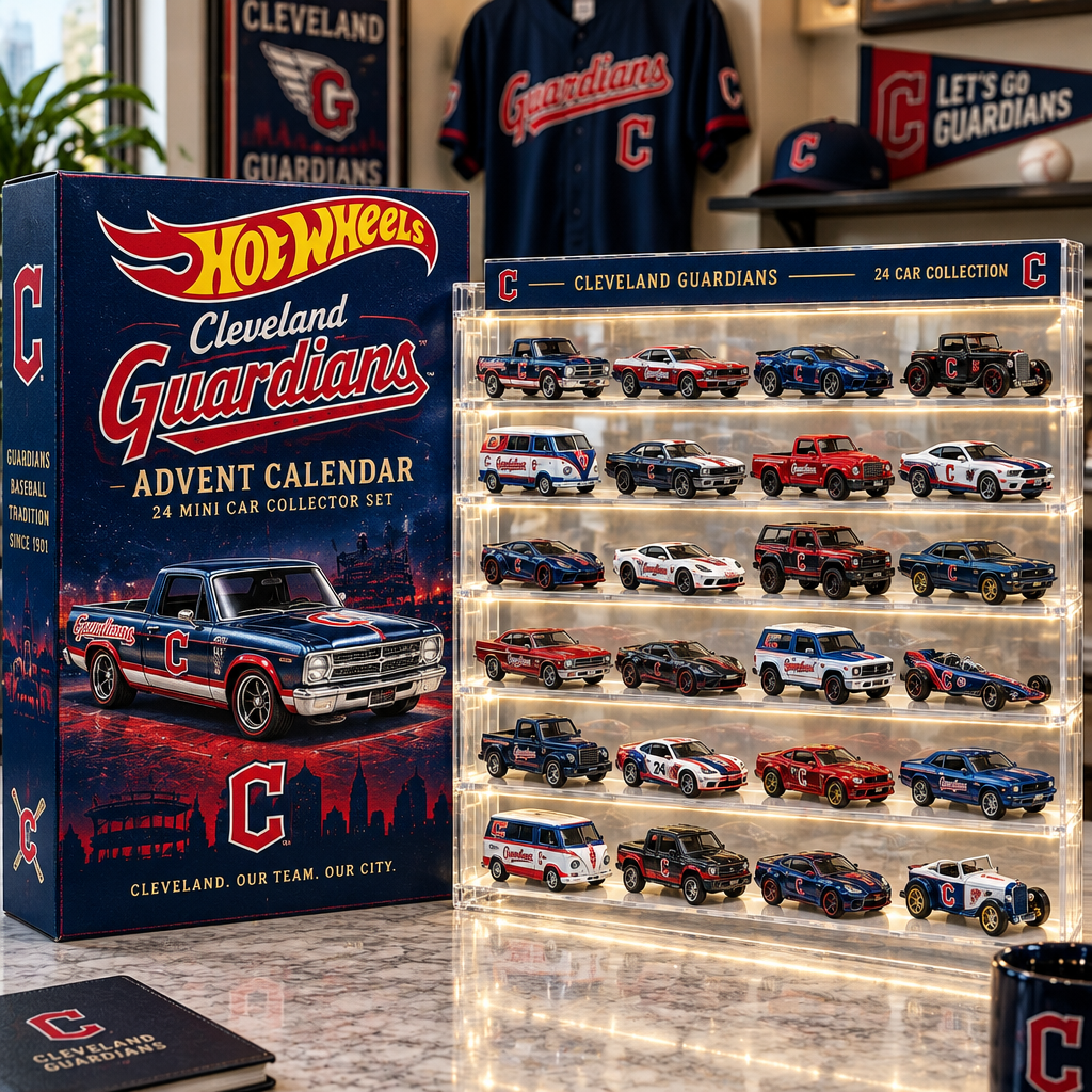 Cleveland Guardians Premium Mini Car Advent Calendar