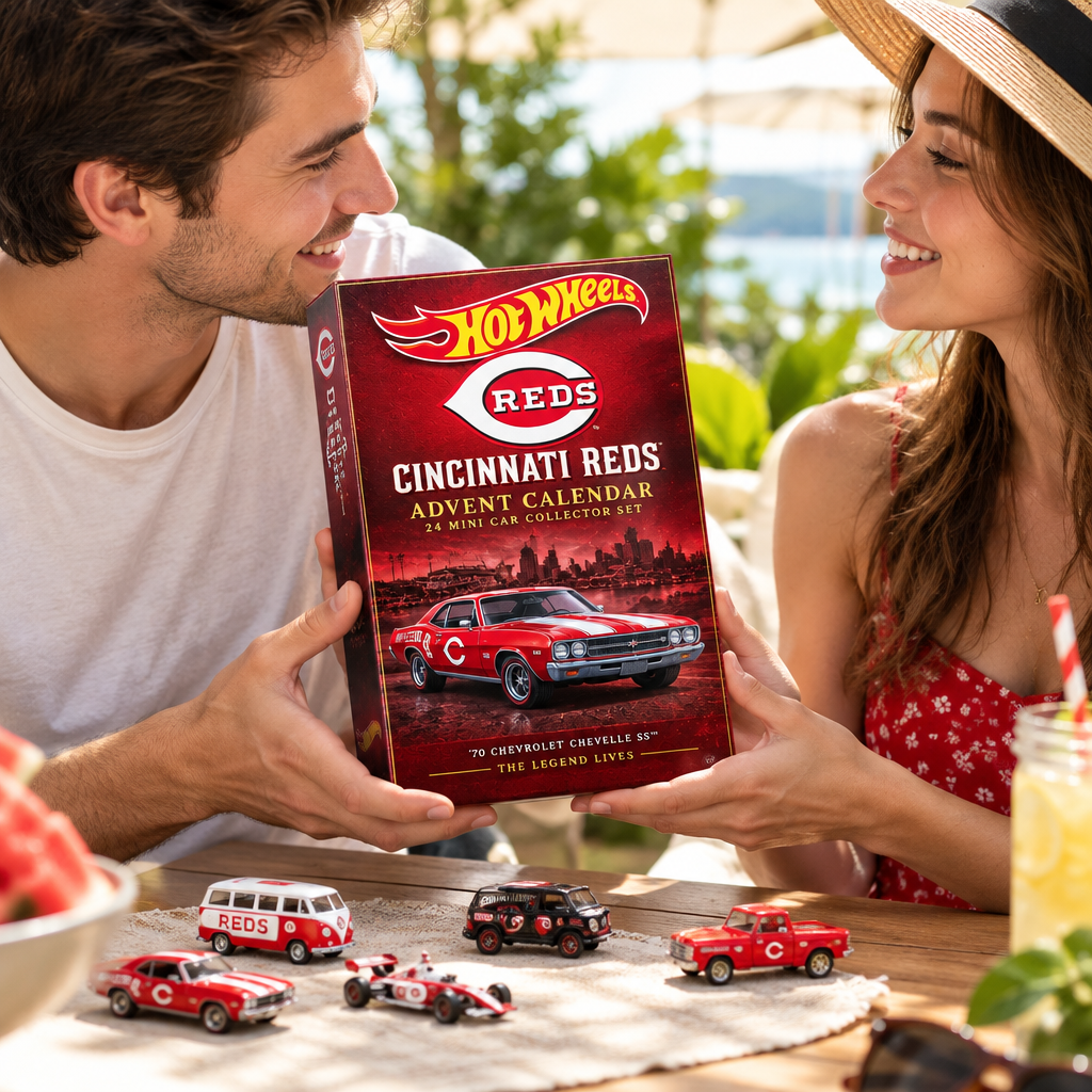 Cincinnati Reds Premium Mini Car Advent Calendar