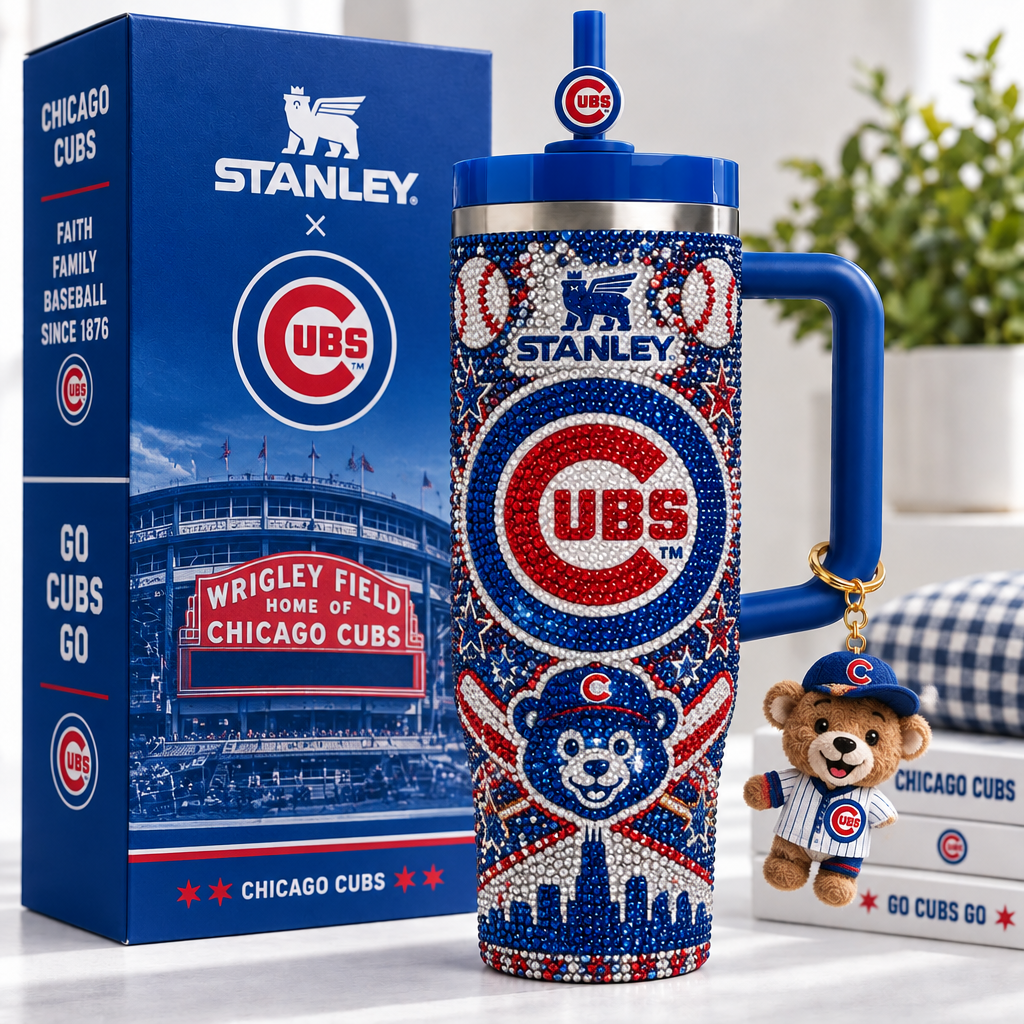 Chicago Cubs 40oz Tumbler With Handle TTNL