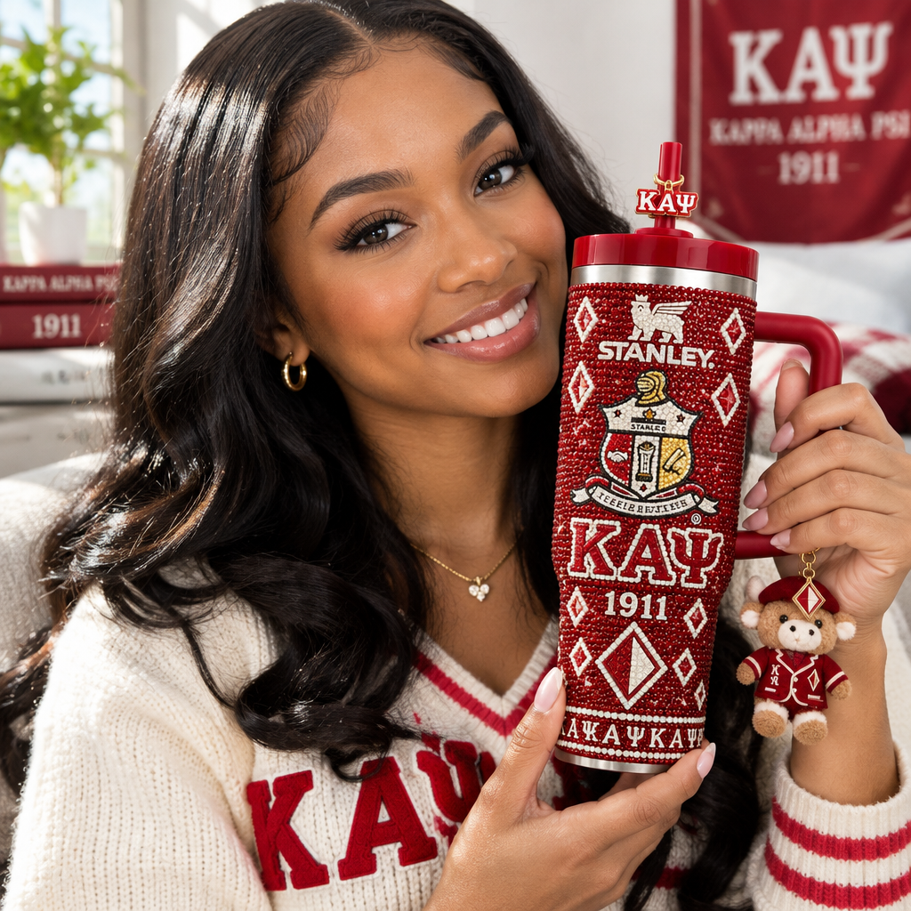 Kappa Alpha Psi 40oz Tumbler With Handle TTNL