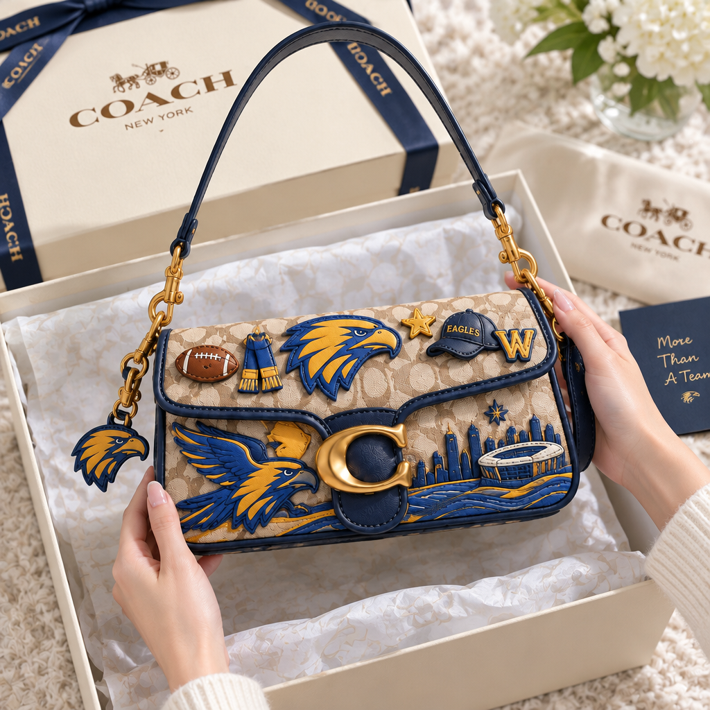 West Coast Eagles Coach Shoulder Cross With Charm