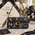 Collingwood Magpies Coach Shoulder Cross With Charm
